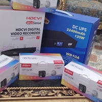 4 كاميرات 2 ميكا هايبرد صوت جهاز 2 ميكا توي UPS 120 W للاستفسار وتساب ...