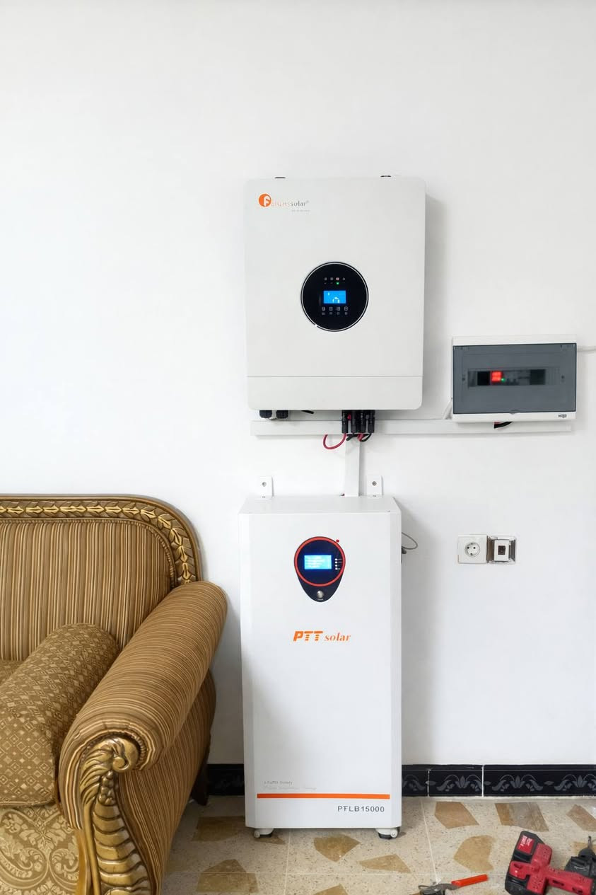 {تنصيب منظومة طاقة شمسيه2026}

‎ كادر شركة رويال سولار فرع صلاح الدين 

‎تجهيز منظومة منزلية 15 أمبير نهارأ و 20 أمبير ليلأ 

الموقع صلاح الدين _ العلم _
 للأخ دكتور طارق 

✅ألواح لونجي وجهين حجم 615 واط
‎عدد: 10 ضمان 15 سنة استبدال

✅جهاز انفيرتر 8kw Felicity 
‎  عدد:1 ضمان 2 سنوات 

✅بطارية  نوع ليثيوم PTT SOLAR 15KW

 
عدد:1 ضمان 7 سنوات تبديل+صيانة

‎يتوفر لدى شركتنا رويال سولار نظام نقدي و اقساط لموظفين كي كارد لمده 18 أشهر 

‎العنوان كركوك شارع القدس - مقابل كوفي الجادرية - عمارة رويال نيت 

‎فرع الثاني كركوك شارع المطار قرب فلكة تكريت

فرع صلاح الدين - تكريت - القادسية شارع الكراج -قرب الحديثي للموبايل 

فرع طوز خورماتو الحي العسكري بالقرب من عمارة زوبع

‎للحجز والاستفسار للتواصل او مراسلتنا على واتساب 

*********** كركوك
*********** صلاح الدين اسيا
*********** صلاح الدين زين
***********   طوز1
***********   طوز2

 الرقم المختصر 6020📞
