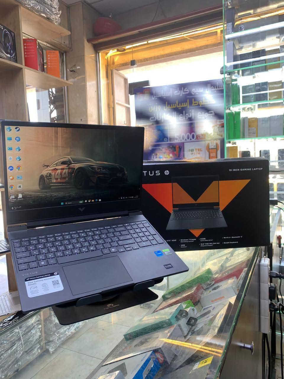 ✨ نسبة نظافة عالية جداً 📦 مع الكارتون الأصلي
💻 HP Victus
⚙️ المعالج: Core i5 الجيل 13 فئة H
🧠 الذاكرة: 16GB RAM
💾 التخزين: 512GB SSD
🎮 كرت الشاشة: NVIDIA RTX 4050 6GB
🖥️ الشاشة: 15.6" Full HD 144Hz
 السعر مليون و 100 و لي مجال


**إذا كنت صاحب هذا الإعلان وتريد حذفه لأي سبب، رجاءا أرسل رسالة إلى الدعم الفني**