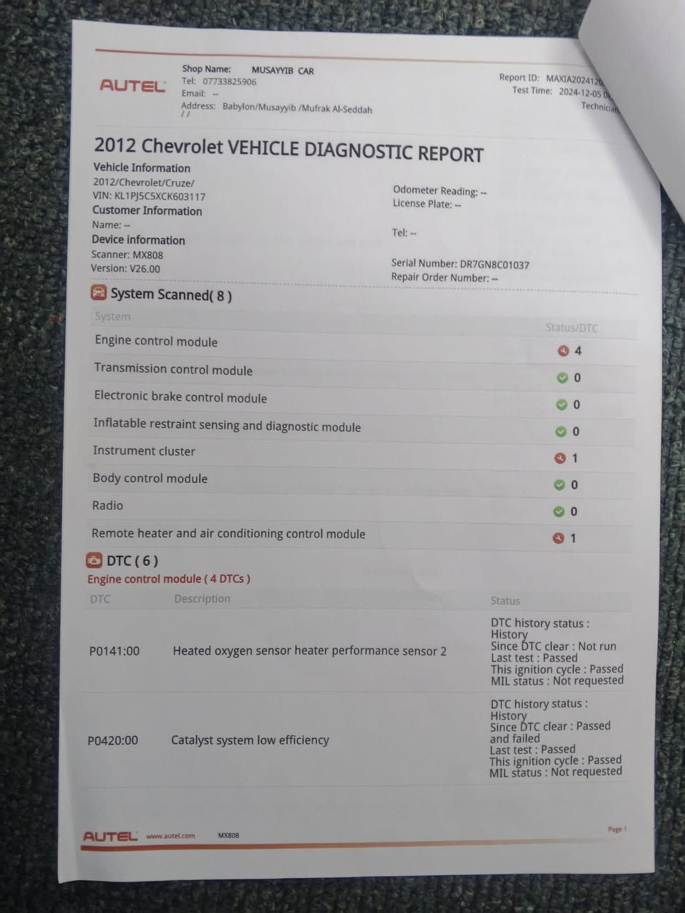 السلام عليكم لبيع شوفر ليت كروز 12سياره سوناره يتبع الصور سعره 70وبيه مجال بسمي تحويل ثاني يوم مكاني الحصوه شمال بابل مكينته 1800 وارد خليجي تواصل ***********

