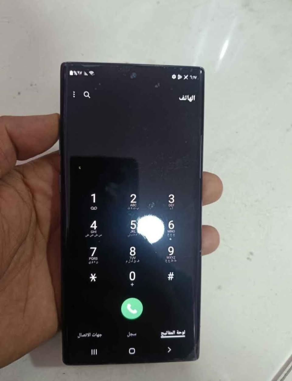 الجهاز شغال تمام النسخه خط واحد 5g بس فى نقطه فى الشاشه سوده عليه ضريبه 1800  موضحه فى الصوره الباغه سليمه 100٪ والظهر مكسور الجهاز فاضى بيع او بدل ميت غمر, الدقهلية


**إذا كنت صاحب هذا الإعلان وتريد حذفه لأي سبب، رجاءا أرسل رسالة إلى الدعم الفني**