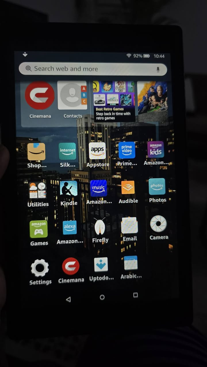 تاب امزون فاير 8 يفيد السينمانا أو يتويوب اطفال ب30 الف


**إذا كنت صاحب هذا الإعلان وتريد حذفه لأي سبب، رجاءا أرسل رسالة إلى الدعم الفني**