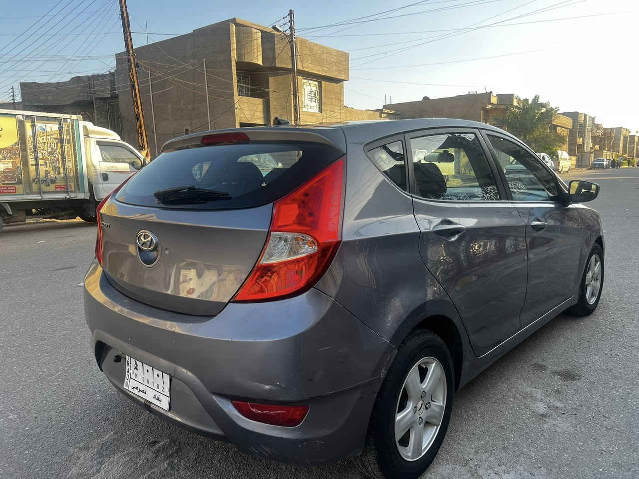 السلام عليكم اكسنت هاشباك موديل 2016 السعرر (78) *********** السياره أمريكيه حادث السياره جاملغ و امباوك ويا باب السايق الخلفي فقط كلير السياره كير محرك جدد صدر امامي و خلفي كله جديد تايرات جدد رقم بغداد الاماني تحويل ثاني يوم الشراي يتصل@
