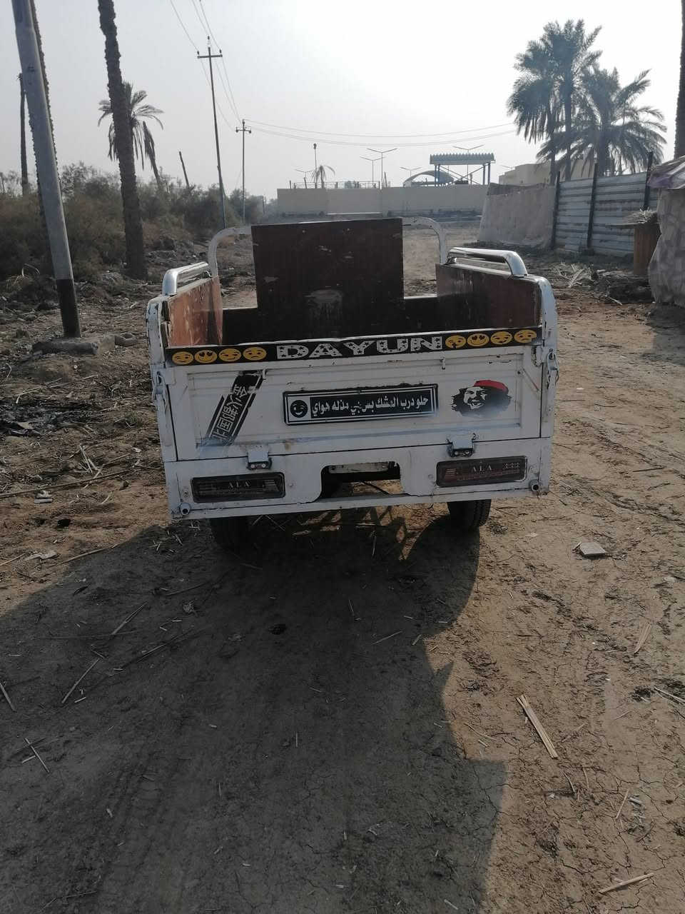 ستوته جاهزه من كلشي بختصار
مديل 15 اوراق بسمي وكيل وكيل بديه 23 
شاصي مكفول كفاله عامه اوراق هم مكفوالت جدد حيل حته من دهن وبانزين جاهزه شوفت عينك لا تعبنه وتسل كامله وتخبل ترايك وين ما يعجبك # مكاني سوق الشيوخ كرمت بني  سعيد$ السعر 1750 وبيه مجال حك جيه مو شراي كبل ولا تعامل جذب ***********
