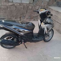 دراجه نص بصمة تشتغل باتري وكابريتر وتايرات جدد كفر تعبان وبي خلل كهربا...