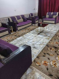٥ قطع • ١٠ مقاعد • مفرش وكوشات