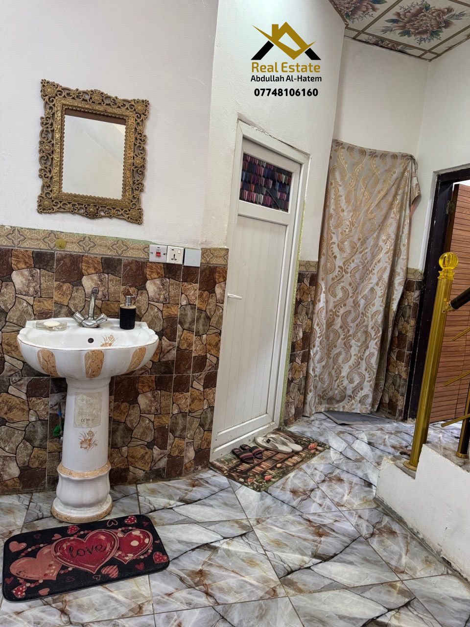 سامراء حي الإفراز خلف مدرسة الكندي 

مشتمل بمساحة 120 متر 

بناء جناي سنة 2019 

المشتمل طابق واحد غرفة وحدة +باقي التفاصيل 

المشتمل عالي عن الشارع 

السعر 58 مليون وقابل للتفاوض 

للإتصال 

*********** 

عقارات عبدالله الحاتم 

للإستفسار عن أسعار العقارات المعروضة لدينا يرجى مراسلتنا عبر الواتساب او مراسلة الصفحة 

عنوان المكتب سامراء حولي الخضراء مجاور قدسي الخطاط

