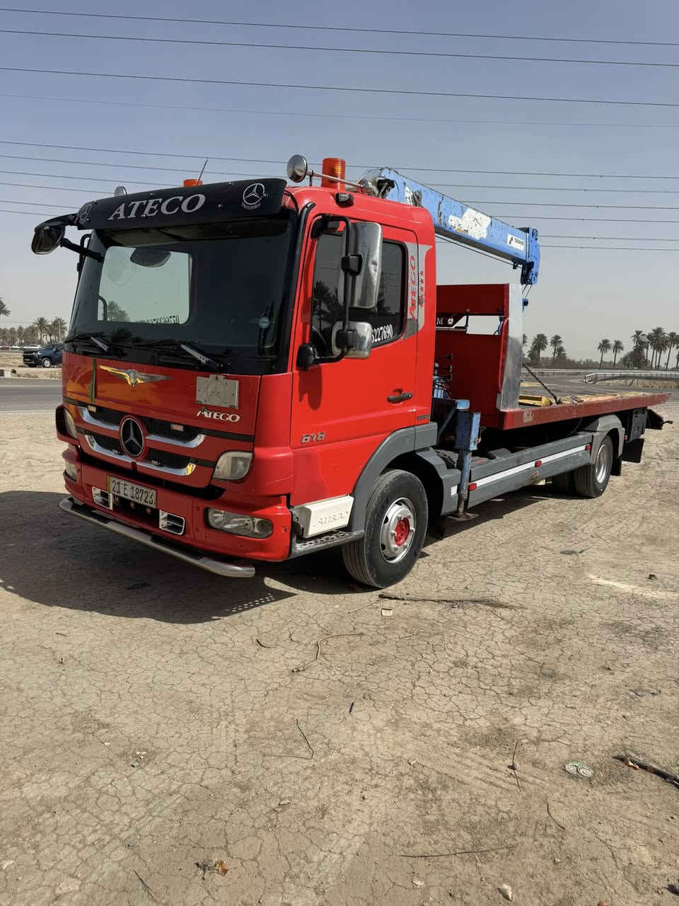 للبيع اتيكو 2007
رقم سليمانيه حجم 818
كرين سوبر زت 3 سلايت 
بدي نزال 3 جكات 
تخم تاير جديد مكينه وكير جدد
تبريد تدفئه بلاد 
السعر  3 شدات و 30 ورقه  
***********
