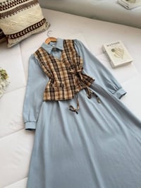 فستان تركي • بهاري • فري سايز ٥٠-٧٥