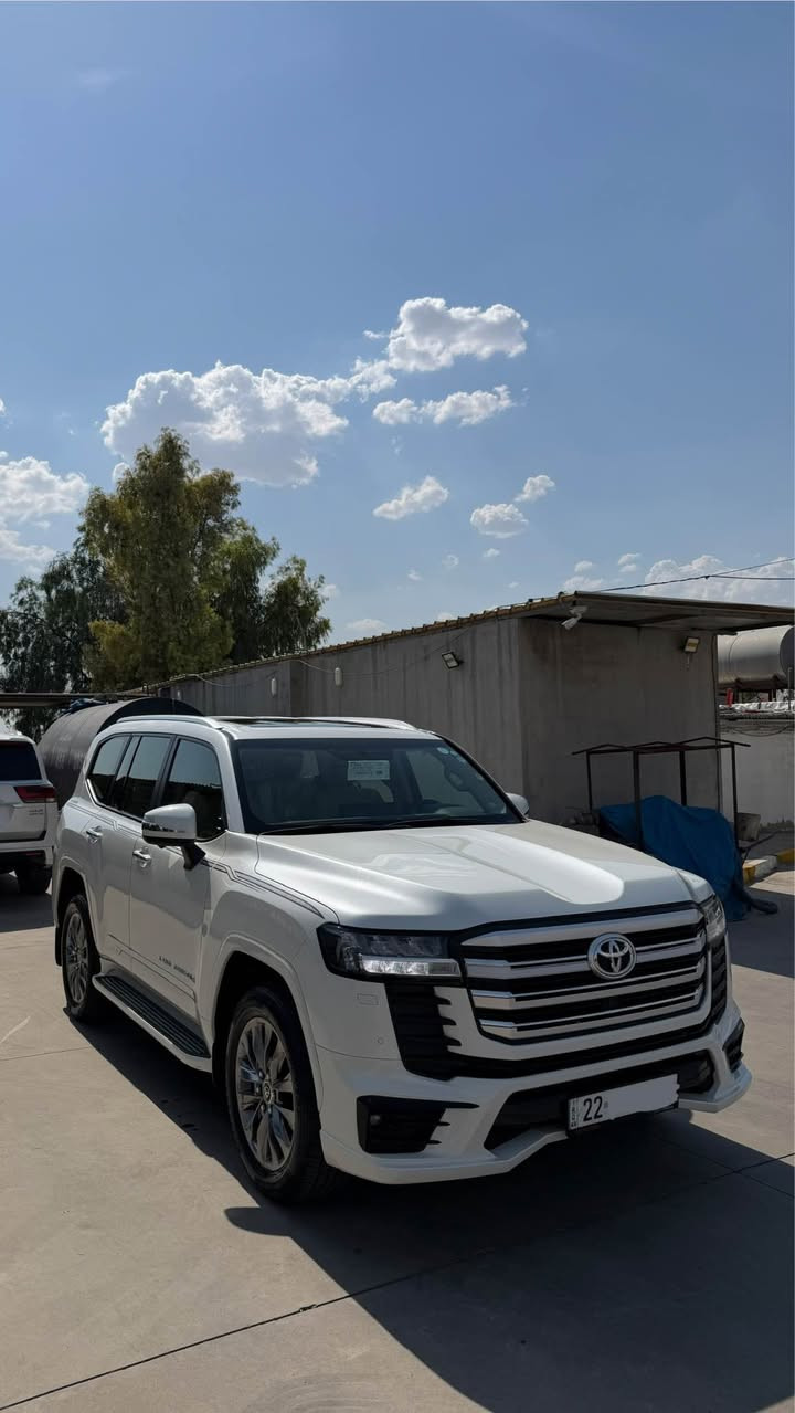 Land Cruiser 2023 .V6 GXR limited .
(SAS)

*تويوتا لاندكروزر ساز ٢٠٢٣ لیمیتد 
*الفئة: GXR limited ام ضمان
*العداد (45 الف كم)
*ضمان تويوتا العراق ساز شاشات تطبيق
*رقم أربيل بأسمي
*اللون : ابیض
* عدتها مال الشركه بالكامل موجوده
على وضعهن مع 2 بصمە
* بصمة تشغيل عن بعد
* بصمات ابواب
* 4 كامرات (360 درجة) 
* فتحة سقف (سلايت)
*كشنات جلد بيجي
* تبريد كشنات
* ثلاجة وسطية
جنطة كهرباء
* شاحن وايرليس
* حساس امامي خلفي
ارباع باب شفت 
 وباقی مواصفات GXR Limited 
سعر: ($668)
مکان سیاراة
اربیل

رقم صاحب السيارة 9009 660 0770 - 6956 716 0750 أربيل, العراق


**إذا كنت صاحب هذا الإعلان وتريد حذفه لأي سبب، رجاءا أرسل رسالة إلى الدعم الفني**