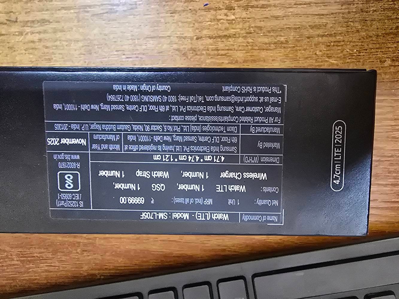 واتش الترا 2025 Watch Ultra 
السلام عليكم ساعة سامسونك أحدث إصدار واتش الترا 2025 القياس 47 استخدام 3 أشهر السعر 550 الف بيها مجال ان شاء الله و الساعة غنية عن التعريف شخط ما بيها
ضمان سنة المكان بغداد او سامراء للاستفسار اتصل ***********
