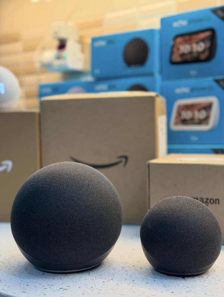 اليكسا ايكو حجم كبير
ايكو دوت ام الساعة
ايكو دوت بدون ساعة
لغة عربية - ضمان 3 اشهر
اي تفاصيل خاص او واتساب *********** 
متوفر حسابات اماراتية وامريكية
الكسا - اليكسا - alexa
