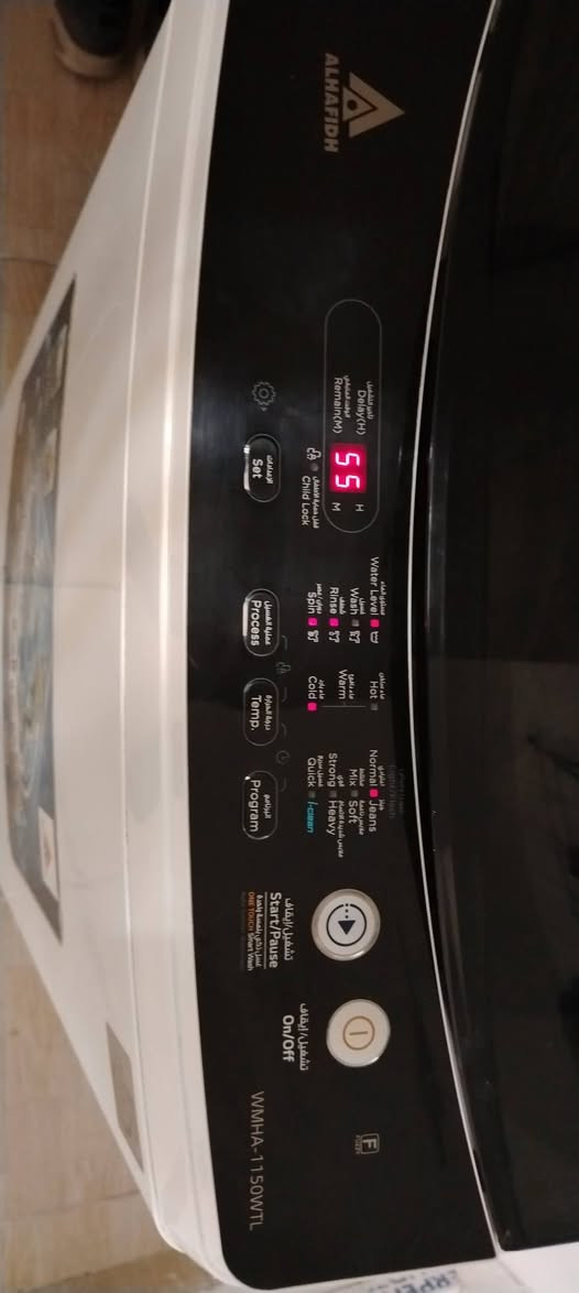 غساله Lg الحافظ جديده أستخدام منزلي شهرين 11.5 كيلو حديثه نظام سمارت الذكي نضام توفير  بالكهرباء و الماءء
8 انظمه غسل نظام سمارت لمسه واحده و نضام قفل الأطفال و نضام خزن البرنامج بعد انقطاع الكهرباء سعر 250 الف بيها مجال بسيط *********** وتس اب
