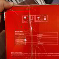 جهاز مساج رقبة وكتف أصلي وكالة اورجنال  يشتغل ع شحن تايبسي يعني بدون ك...