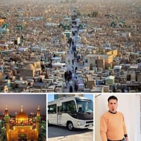 النجف الأشرف • باص سياحي • يوم الجمعة
