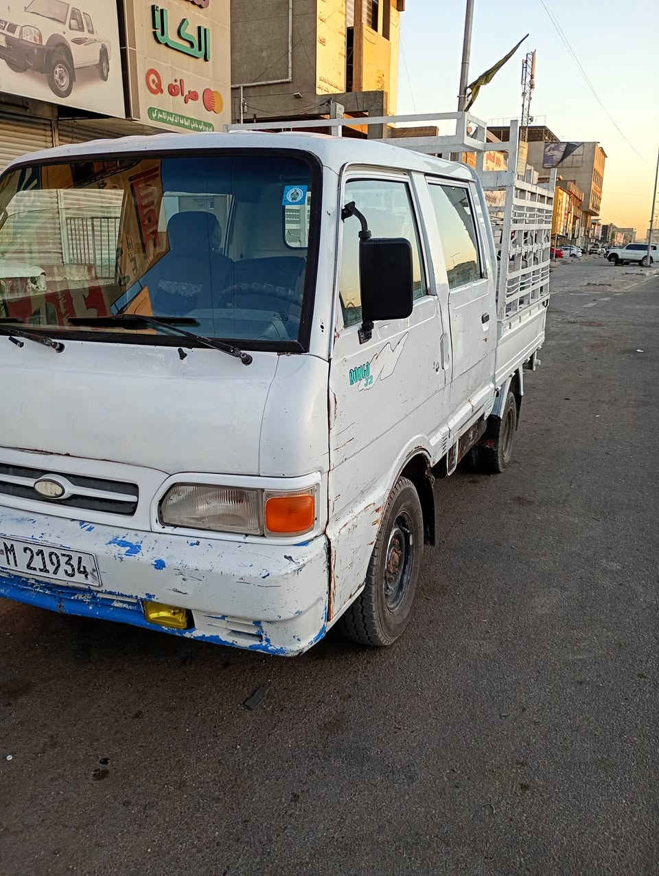 سلام عليكم بنكو دبل قماره للبيع موديل 95 رقم بغداد باسمي مكان بغداد محرك بي تبخير سياره جاهزة سعر 46 وبيها مجال قليل ***********
