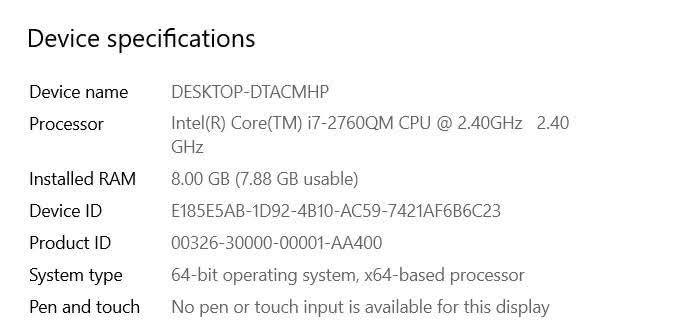 Dell precision core i7 جيل ثاني
الرام 8G  والهارد 120ssd 
حجم الشاشة  15.6FHD 
كارت شاشة خارجي 2G quadro 
 البطارية جديدة والشاحنة اصلية
السعر 150 الف المكان بعقوبة


**إذا كنت صاحب هذا الإعلان وتريد حذفه لأي سبب، رجاءا أرسل رسالة إلى الدعم الفني**