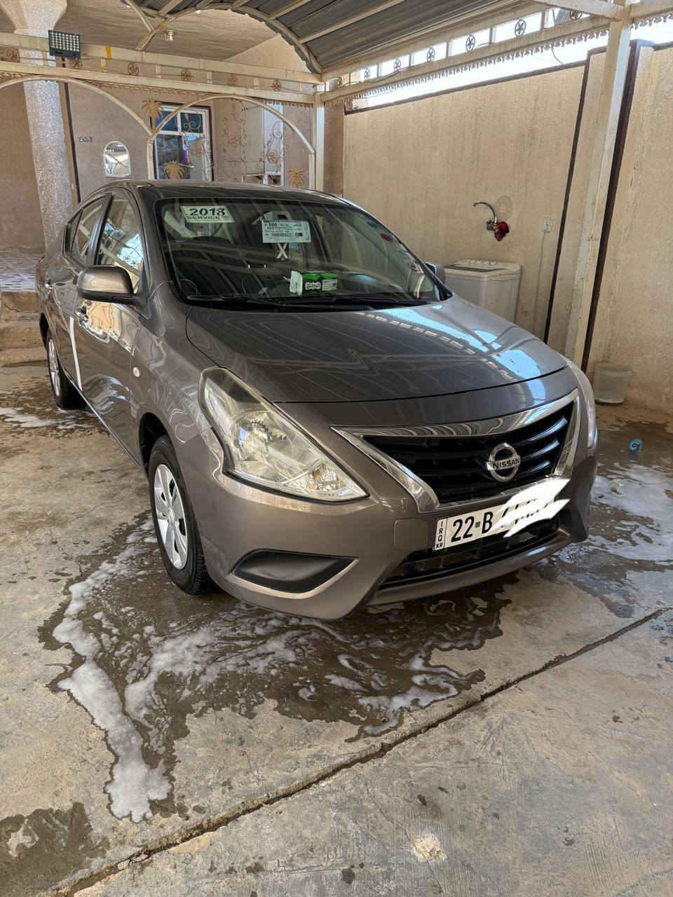 للبيع نيسان صني 2018  هندي بسمي كفاله عامه جديد كلش مواصفات تحكم شاشه كامره مكان بغداد جسر ديالى جديد السعر 112  ورقه وبيها مجال سياره جاهزا مال جناي الهاتف ***********  ***********
