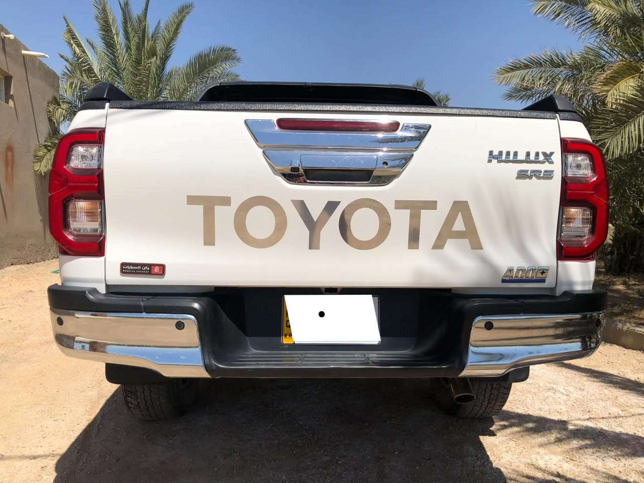 السلام عليكم
تيوته هايلوكس موديل ٢٠٢٢ TRt سته سلندر
مكفوله كفاله عامه من اي شي كامل موصفات ١/١
مرايه شفط.رقم شمالي 
مكان السياره سماوه 
تريد مداور تريد وكاله 
ماشيه 80
سعر سياره 340ورقه 
بيه مجال قليل.
رقم الهاتف ***********
