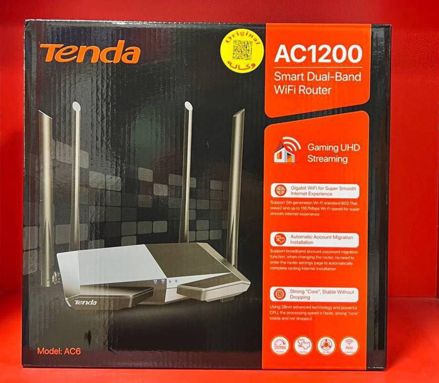 🔥 راوترات تيندا
🟠F3
🔸بسعر….15.000
🟠F6
🔸بسعر….18.000
🟠Ac6
🔸بسعر ….25.000
🟠Ac8
🔸بسعر ….26.000
🟠Ac5
🔸بسعر ….24.000

🟠Tx2L pro-Ax1500
🔸بسعر….37.000

🟠Tx12L pro-Ax3000
🔸بسعر….59.000

🟠TE6L pro-Ax5100–wifi7
🔸بسعر….74.000

#للأستفسار_عن_الاسعار الخاصة بالوكلاء واصحاب الشركات وباقي التفاصيل الفنية 
من خلال الواتساب 
***********
🔵‏تابع قناة مجموعة الياسري للتقنيات في واتساب: https://whatsapp.com/channel/0029VaHbevKL7UVbXLvmbQ14
🔵قناة التلكرام

https://t.me/alyasry117
