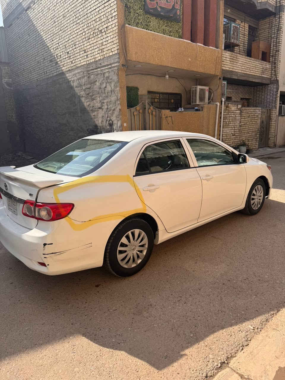 كورلا 2012 وارد امريكي ماشية
120 الف  سعرها 115
ورقه وبيها مجال 
بدون ايرباك حادثها جاملغ خلفي
وجاملغ امامي فقط موضحات بالصور السياره بلاديه حتى تكحيل وبولش ممسويلها كير ومكينه وتبريد
وتدفئة بلادي شغال مامفتوح وعلى الفحص تخم تاير جديد وصدر اليوم بدلته كامل حتى اذاين المحرك بدلتهن مكانها حي
البساتين بأسمي

لا ملعوب بضفيرتها ولا مبدل بيها شي ولا تحوير متواجد من ال3
الضهر وفوك    ***********
