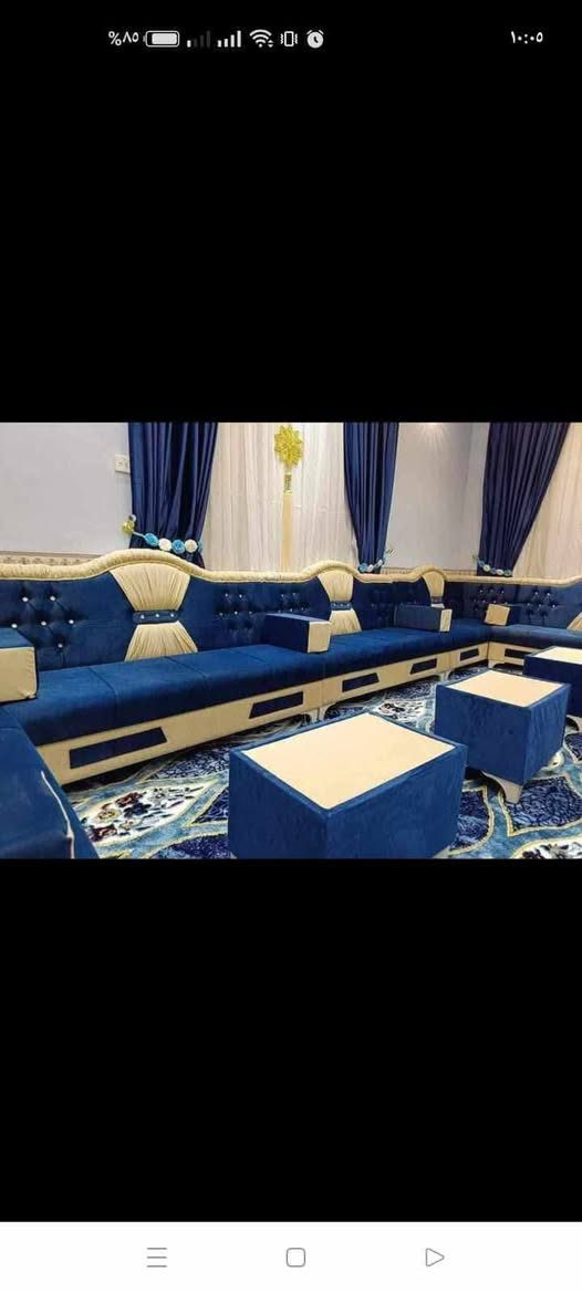 السلام عليكم ورحمه الله وبركاته شغل جميع الموديلات متاحه وكل عام والجميع بخير من معمل الرائد للدوشمة الدواوين وتخامة وغرف النوم وأبواب الخشب 
للاستفسار الاتصال على الارقام التاليه ***********
***********
الارقام بيها واتساب
