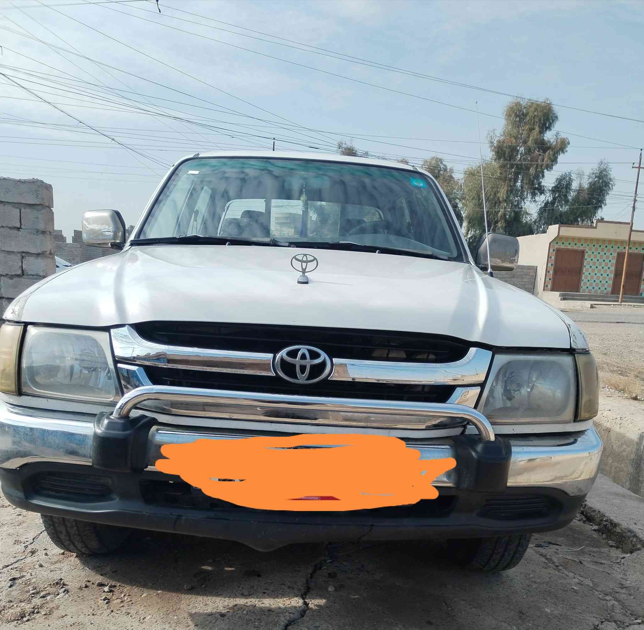 اسلام وعليكم 
تيوتا موديل 2002 
رقم الأنبار بأسمي كير محرك اكسل شاصي مكفول  
داخل ازرك فول مواصفات 
تبريد  تدفئه كهربائات كله شغال 
 تخم تاير سياره مصروف عليها مال جناي 
السعر 130وبيها مجال  
مكان صلاح الدين الشرقاط 
تواصل   ***********
