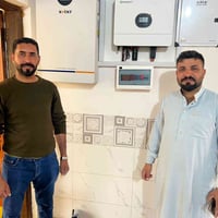 صلاح الدين زور البوحشمة • طاقة شمسية • ١٢ أمبير