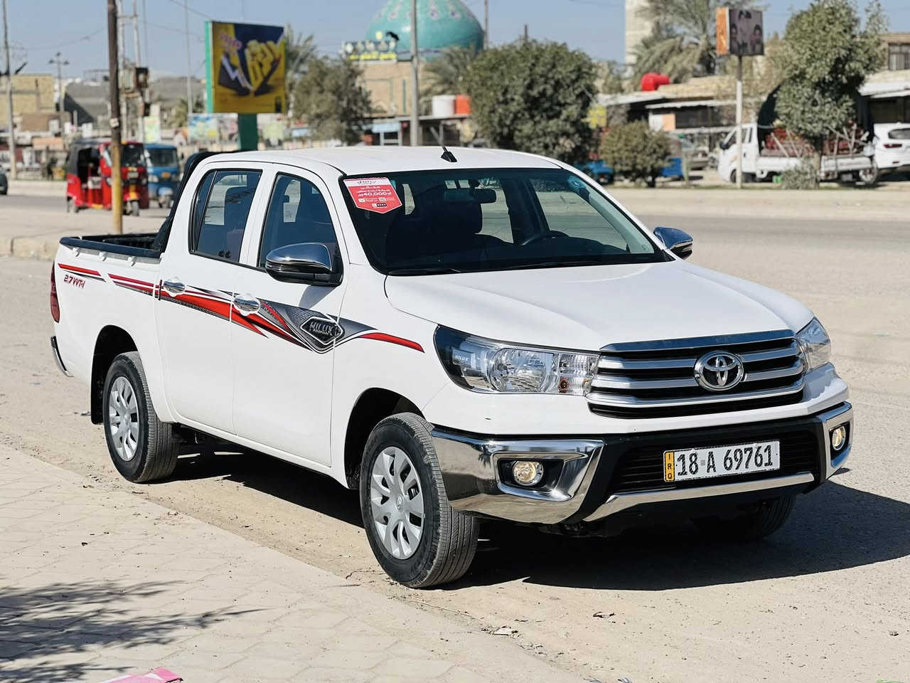 تويوتا هايلوكس 2024 ساز ام الضمان 
مكفول كفاله عامه وضع شركة
سياره كلش جديده ماشيه 41 الف
رقم بابل دولي باسمنه
كير عادي فول مواصفات 
بنيد جكات+ باب جكات
شاشه+ حساسات خلفيه+6 سماعات
العنوان بابل الشوملي 
السعر 252$ وبيها مجال استفسار 
*********** 
***********
