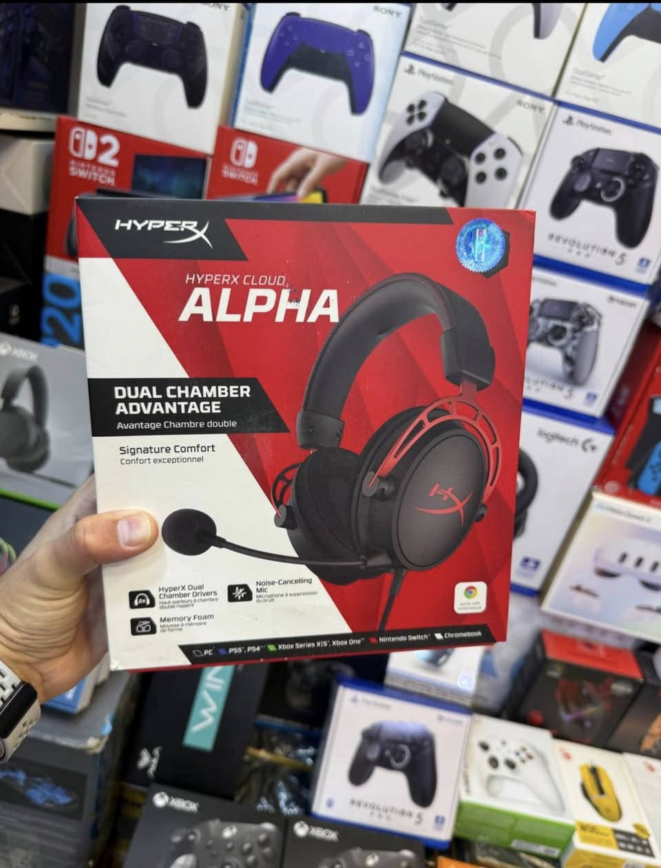 HYPER X OPEN BOX
CLOUD II - 75
CLOUD III - 95
ALPHA - 60
ALPHA S - 70
STINGER 2 - 40
STINGER 🛜  - 40
EARBUDS II - 40
خدمة توصيل جميع المحافظات
5 الالف


**إذا كنت صاحب هذا الإعلان وتريد حذفه لأي سبب، رجاءا أرسل رسالة إلى الدعم الفني**