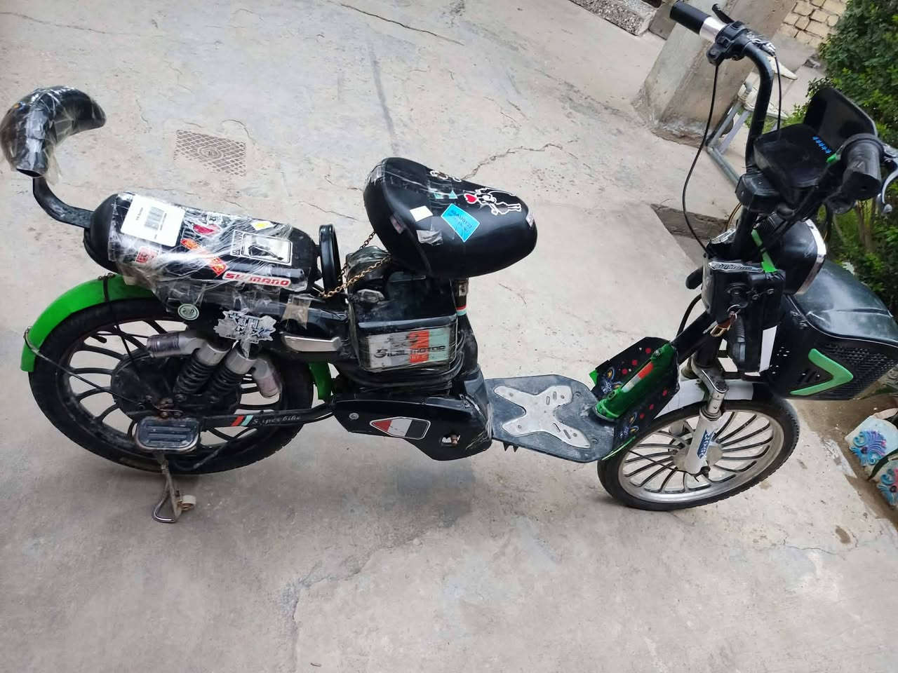 السلام عليكم
بايسكل شحن للبيع شغال ما بي شي بس يرادله ترتيب كهربائيات السعر 150 وبي مجال للاستفسار *********** بي واتساب
