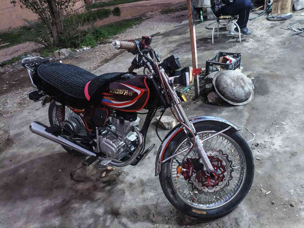 السلام عليكم عندي دراجه للبيع موديل 26 نامي برو 4 كير دراجه نظيفه ورقه مكاني السعر 750 بمجال خانقين اي استفسار على هذا الرقم ***********
