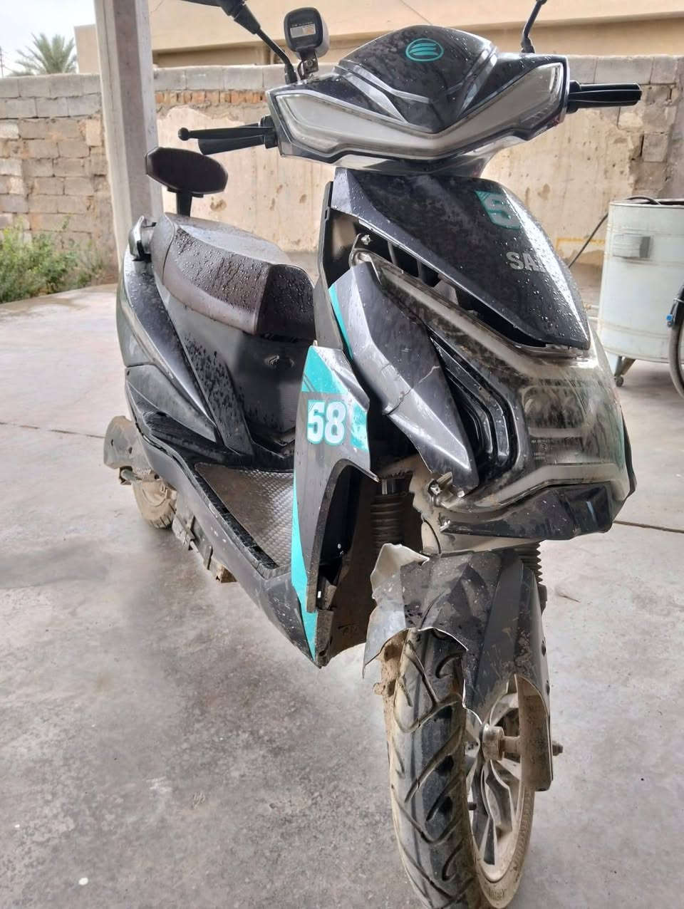 السلام عليكم دراجة شحن للبيع بيهة ضربة بسيطة بلوجه السعر المطلوب 500 وبيهة مجال حق الجية المكان البياع نهاية                الشرطة الخامسة على اليسار الدوانم رقم الهاتف ***********
