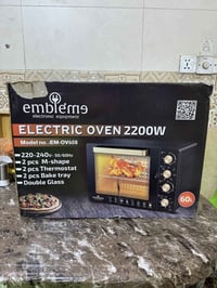 فرن كهربائي شركة امبيليوم مستعمل نظيف كامل ملحقاته وياه وضمان سنه بي ا...