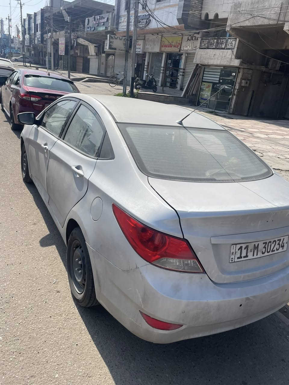 للبيع اكسنت موديل 12 خليجي سياره محرك كير مكفول تبريد ثلج رايدهه 75 شراي يتصل ***********مكان سيارة بغداد سياره مصبوغه
