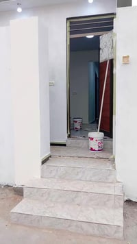 عمل صبغ ساده بدون تصليح وسنفره سعر المتر 500 واذا اكو تصليح وسنفره  حس...