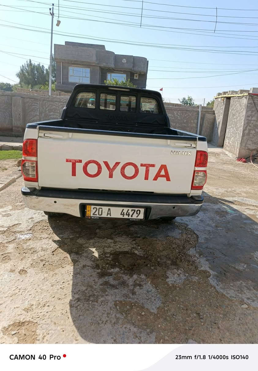 السلام عليكم بيكم هايلوكس 14فورويل مكفولة كفالة عامه رقم ديالى نگليزي بسمي مكاني بغداد سونار موجود بنشر قيرمتواجد على أفيس ***********
