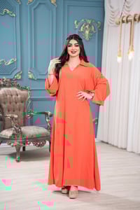 فستان • لينن • فري سايز ٩٥كغ