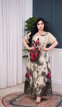 دشداشة نسائي • قماش مارينا • فري سايز 85كج