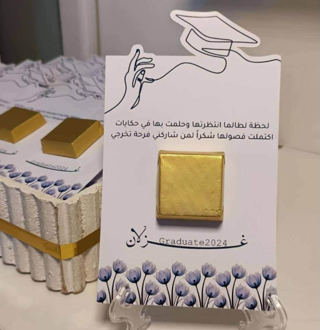 توزيعات نجاح صف ثالث حسب الطلب😍💕


**إذا كنت صاحب هذا الإعلان وتريد حذفه لأي سبب، رجاءا أرسل رسالة إلى الدعم الفني**