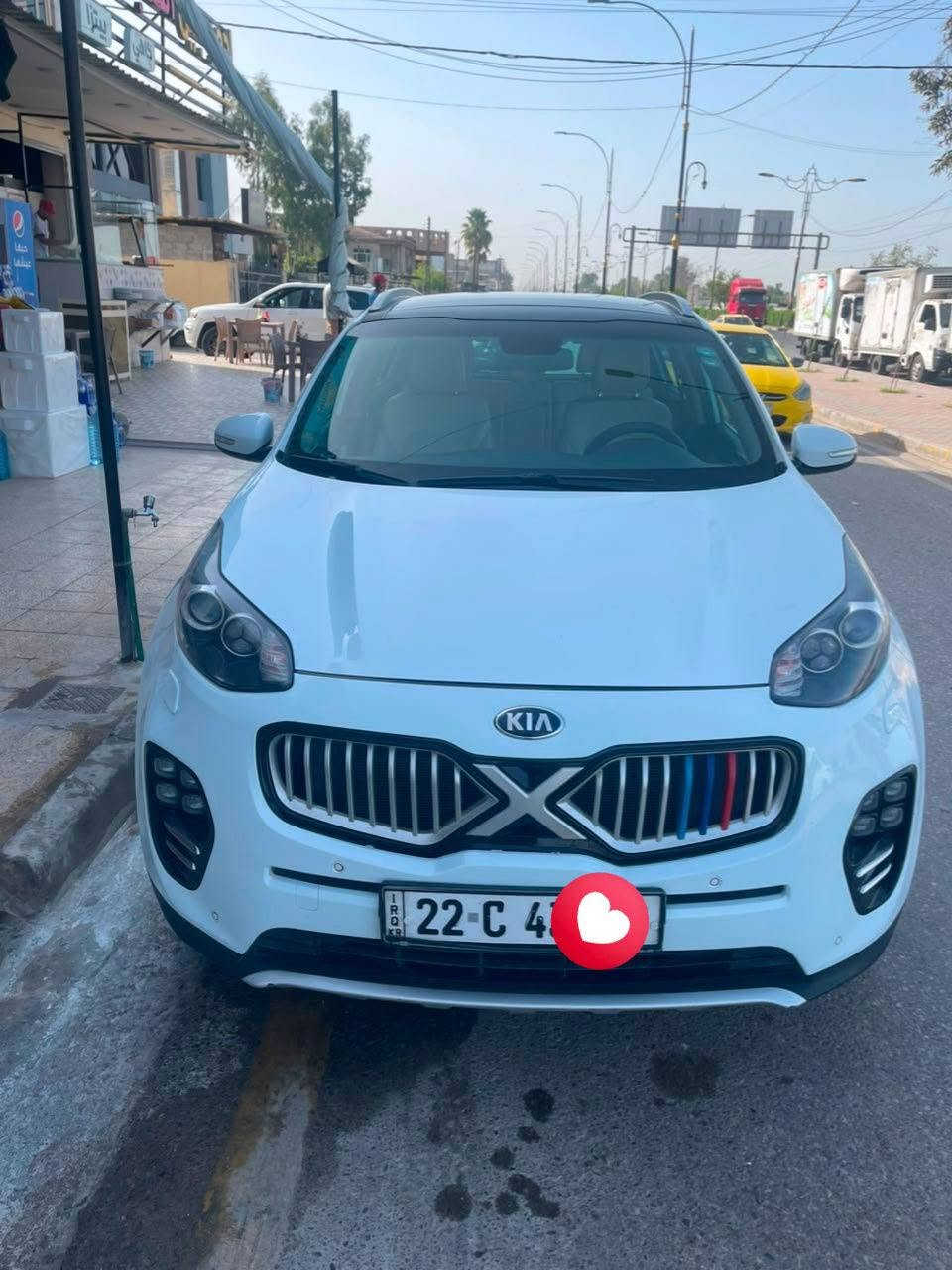 كيا سبورتج 2016 1/1 GT LINE وارد خليجي رقم اربيل دولي بسمي
ماشية 118 كم فقط
بصمه 
بانوراما 
كشنات كهرباء 
تدفئه وتبريد كشنات امامي + خلفي 
شاشه وكامرة دوارة
سستم صوت jbl
داخل جلد اوف وايت 
جنطه كهرباء 
رادار جانبي 
رادار خلفي 
ستيرن حرف D
حساس امامي وخلفي 
شحن لاسلكي 
بجم زنون عدسه دوارة
زراك لايت 
حساس مطر
مري شفط
اشاير بالمري
هاند بريك بصمه 
اوتو هولد 
نظام نزول متحدرات 
3 انظمه قياده 
مانع انزلاق 
فول تحكم ستيرن
تخم تايرات جديده 
5 ويل كب 19 بلادي 
سياره جديده مكفوله من ضربه وصبغ فقط بارد بسيط بل باب عكس السايق مناقصه اي شي وشرط الفحص /للسفسار ***********
