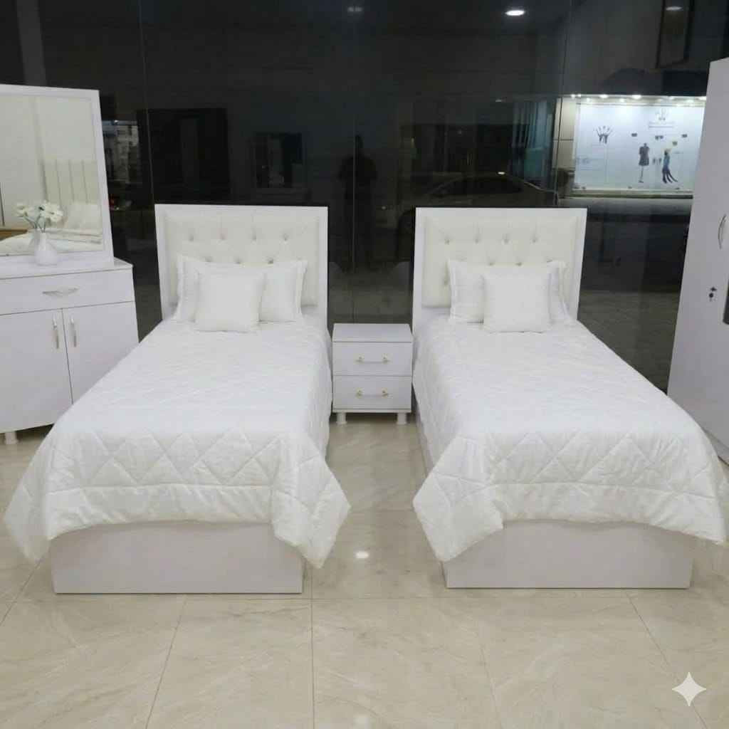 غرفة نوم شبابي 5 قطع جديدة بالكرتون – تصميم عصري ولون أبيض أنيق يناسب كل المساحات
🛏️ سريرين نفر
✨ ميز تواليت
🚪 خزانة ملابس
🗄️ كومدينه 
🔥 السعر الآن 275 دولار بدل 300 دولار
📍 زورونا في معرض جودي للأثاث
------------------
#معرض_جودي_بدهوك
📱للاستفسار والطلب :*********** 
🪑 أثاث تركي فاخر
غرف نوم – غرف جلوس – غرف شباب – طاولات – كنتور – أسفنج عالي الجودة
✅ عروض مميزة وأسعار تنافسية
📌 ناونیشان:
⛔مالطا خاری-فرعی ئکی به ری سیناعی- به مبه ری مه دره سه (مالتاژئری)
📌 العنوان:
دهوك – مالطا القديم – أول فرع قبل صناعة تصليح السيارات – مقابل مدرسة الابتدائية
(قريب من مطعم مالطا – كونديه مالطا – خارنگه ها مالتا)
#ارام_سيتي #افرو_سيتي #كيار #الفرنسية #لالاف #ميرسين #دابين 
#دهوكا_رنكين #موصل #خزائن_ملابس #اثاث_منزلي #زاخو دهوك, العراق
