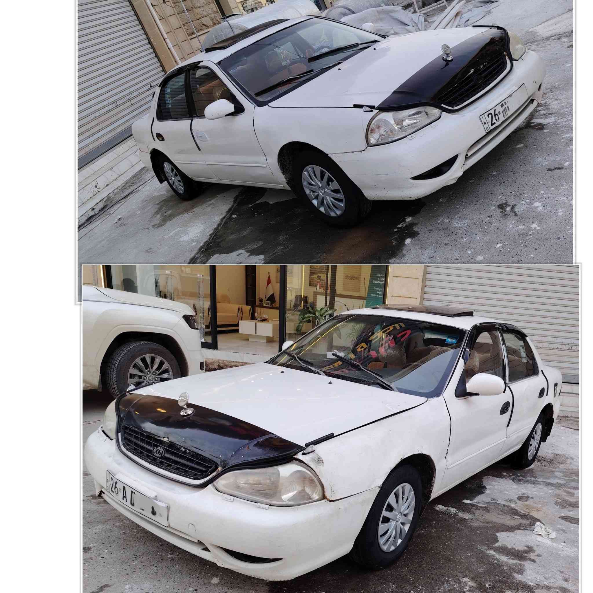 سلام عليكم ورحمة الله وبركاتة
#للبيع او #مراوس 
كيه 
موديل 2000
كير محرك صدر تمام
تبريد تدفئه شغال
رقم صلاح الدين دولي 
سنويه لل 2030
شرط التحويل 
السعر #28
***********📲***********
