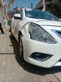 نيسان سني موديل 24 ماشية 11000 فقط بيها صبغ جاملغ وبنيد اثر طخه مال در...