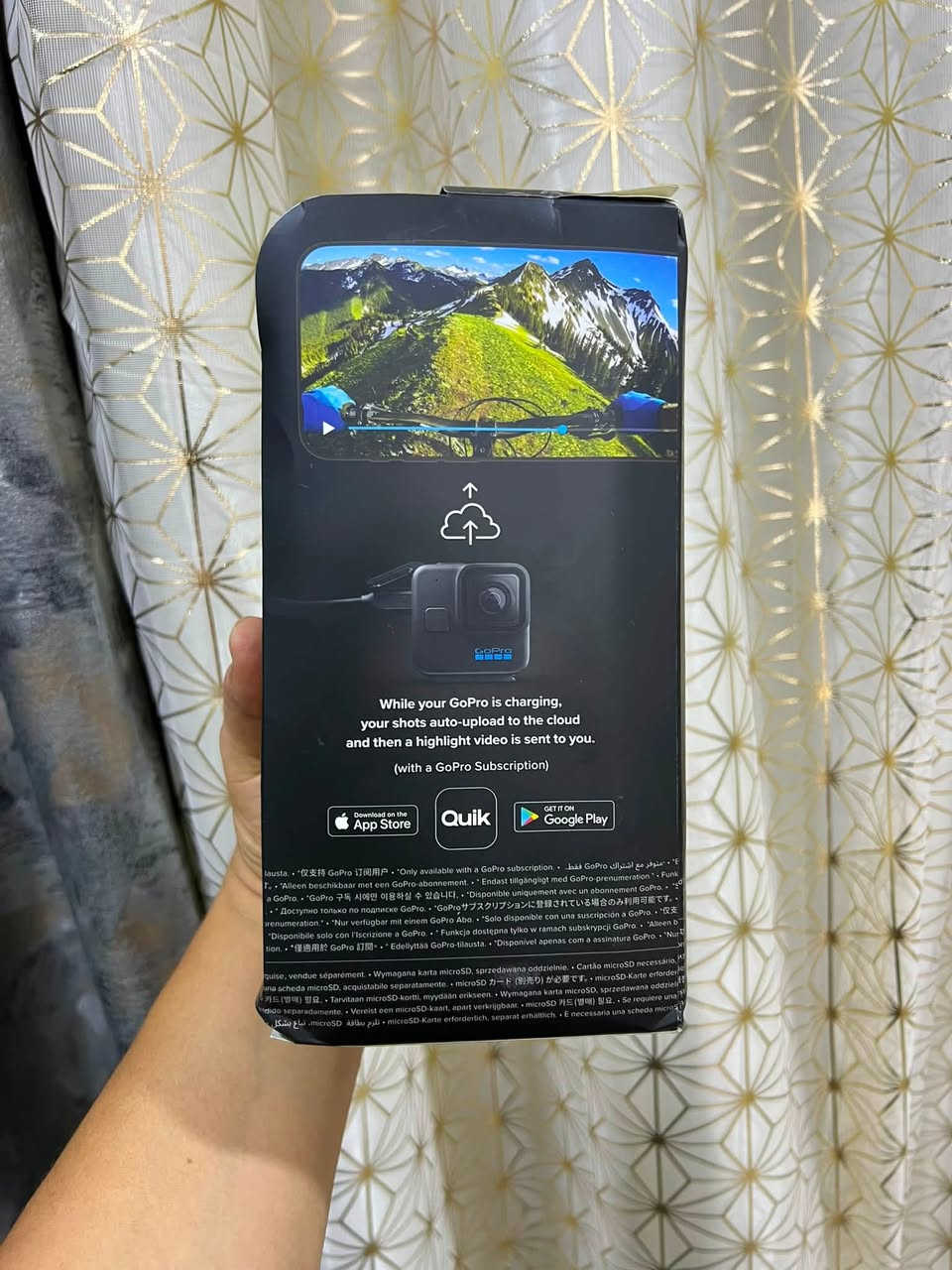 كبس ممفتوحه للبيع 
 GoPro Hero 11 Mini
أهم المميزات:
حجم صغير وخفيف يناسب أي مكان
ب تصوير بدقة 5.3K مذهلة ووضوح عالي حتى في الإضاءة الضعيفة
ثبات الفيديو مع HyperSmooth 5.0 لضمان لقطات احترافية حتى أثناء
الحركة
مقاومة للماء حتى 10 أمتار 
📞***********
