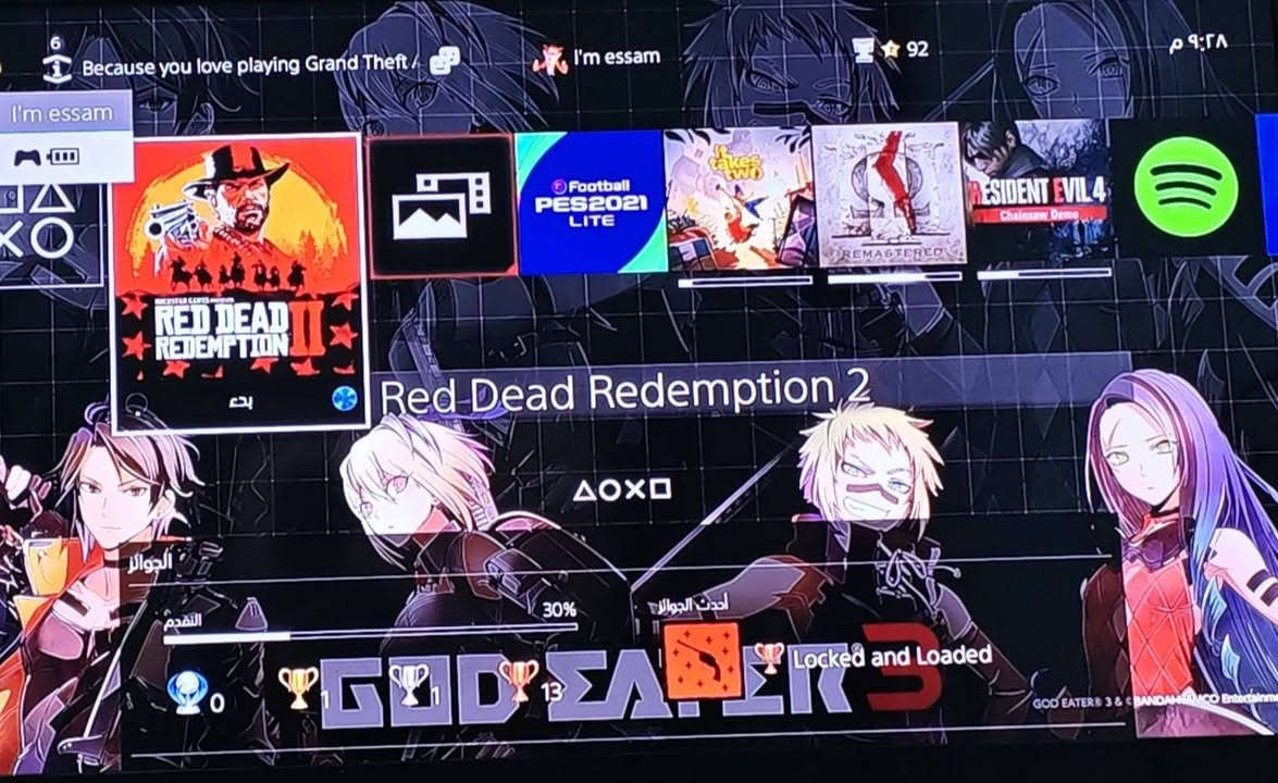 بلي فور سلم 
علمًا انو الجهاز اونلاين 

Red dead 2 قرص

Gta 5 قرص

Fifa 18 قرص

انشارتد 4  داخل الجهاز 

بيس 21  داخل الجهاز

هورايزن كل الاجزاء داخل الجهاز

كريتوس الجزء ال٣ ريماستر داخل الجهاز

ذا كريو 

العاب سيارات

اجزاء من كول اوف ديوتي

العاب هواي لو اكعد لباجر ميخلصن موجودات ويه البلي 

والجهاز لا مفتوح ولا مصلح بعده لوك ستيكر


**إذا كنت صاحب هذا الإعلان وتريد حذفه لأي سبب، رجاءا أرسل رسالة إلى الدعم الفني**