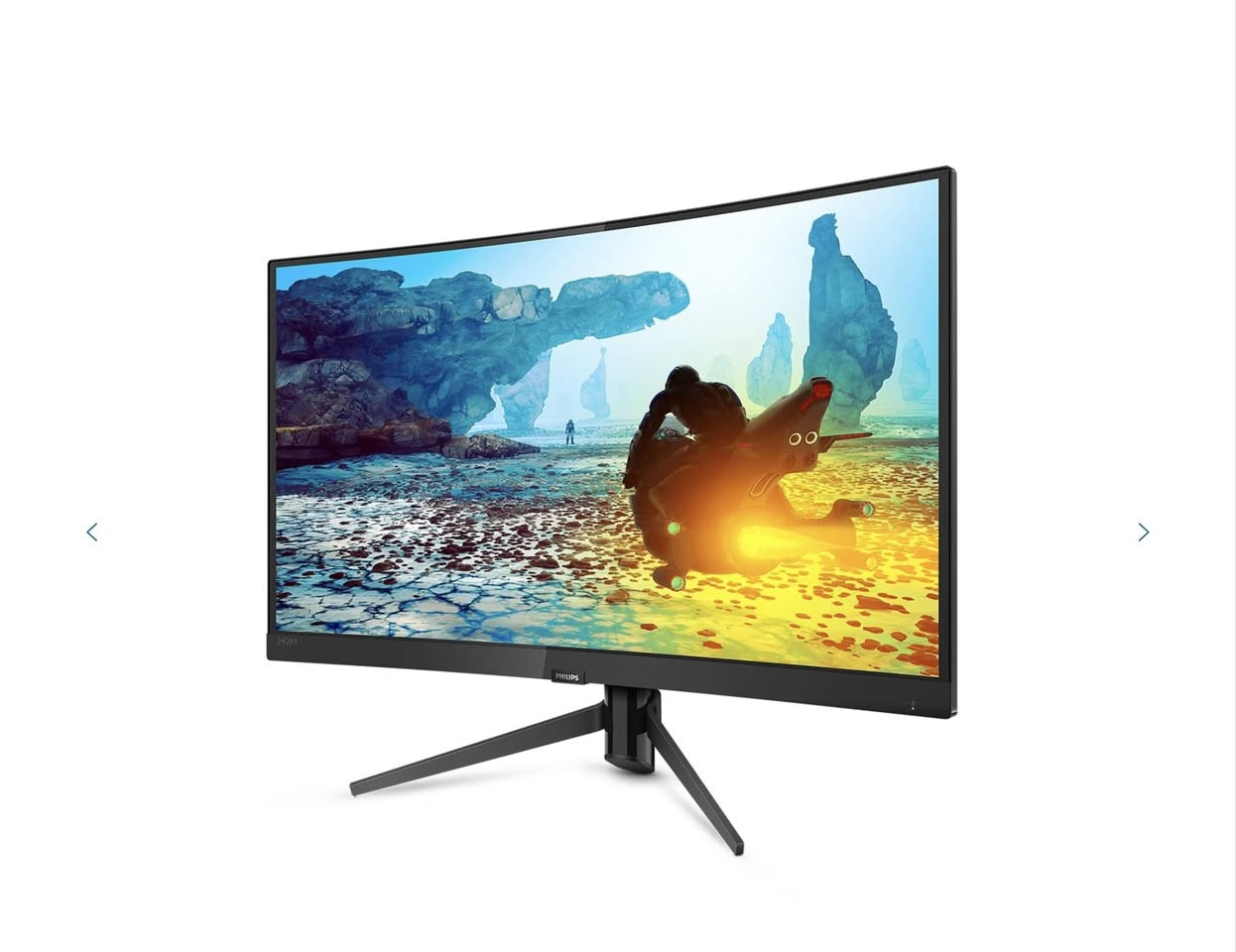 السلام عليكم 
شاشة للبيع Philips 242M7 Gaming
الحجم: 23.6 إنش (منحنية 1500R)
الدقة: Full HD (1920×1080)
معدل التحديث: 144Hz
نوع اللوحة: VA
السطوع: 250 شمعة
التباين: 3000:1
الألوان: 16.7 مليون لون
تغطية الألوان: sRGB 121% / NTSC 98.7%
زوايا الرؤية: 178 درجة
المميزات:
دعم AMD FreeSync (لألعاب بدون تقطيع)
شاشة منحنية تعطي تجربة أفضل بالألعاب
تقنية Flicker-Free (مريحة للعين)
وضع LowBlue لتقليل إجهاد العين
تحسين الصورة SmartImage Gaming
المنافذ:
HDMI 1.4
DisplayPort 1.2
VGA
مخرج صوت (Audio Out)


**إذا كنت صاحب هذا الإعلان وتريد حذفه لأي سبب، رجاءا أرسل رسالة إلى الدعم الفني**