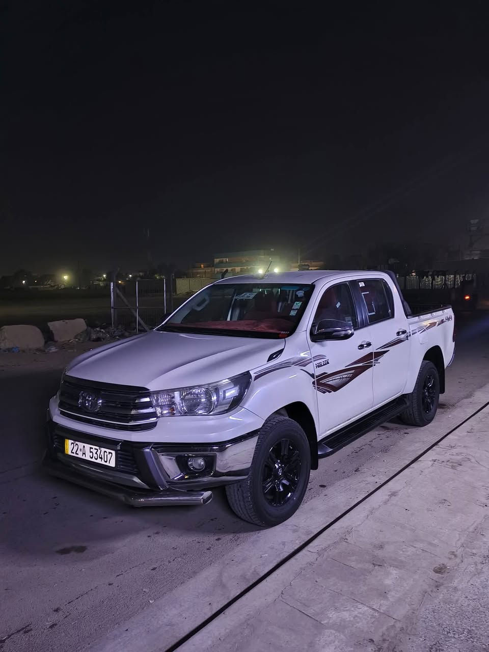 هايلوكس موديل 2017 رقم اربيل
هايلوكس  مديل ١٧ رقم اربيل ماشيه ١٤٠ مكينه كير وكفولات  تخم تاير جديد  حداديه جديده  كله كفاله  سياره كلش نضيفه تبريد تتدفه مابيها كل نقص

السعر 235 وبيها مجال بسيط

العنوان البصره الئمن الداخلي

***********
