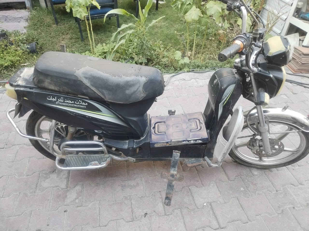 دراجه شحن نقص باتريات الملف و الكهربائيات شغاله السعر 175 وبيه مجال  مكاني البياع متوفر خاص و واتساب  ***********
