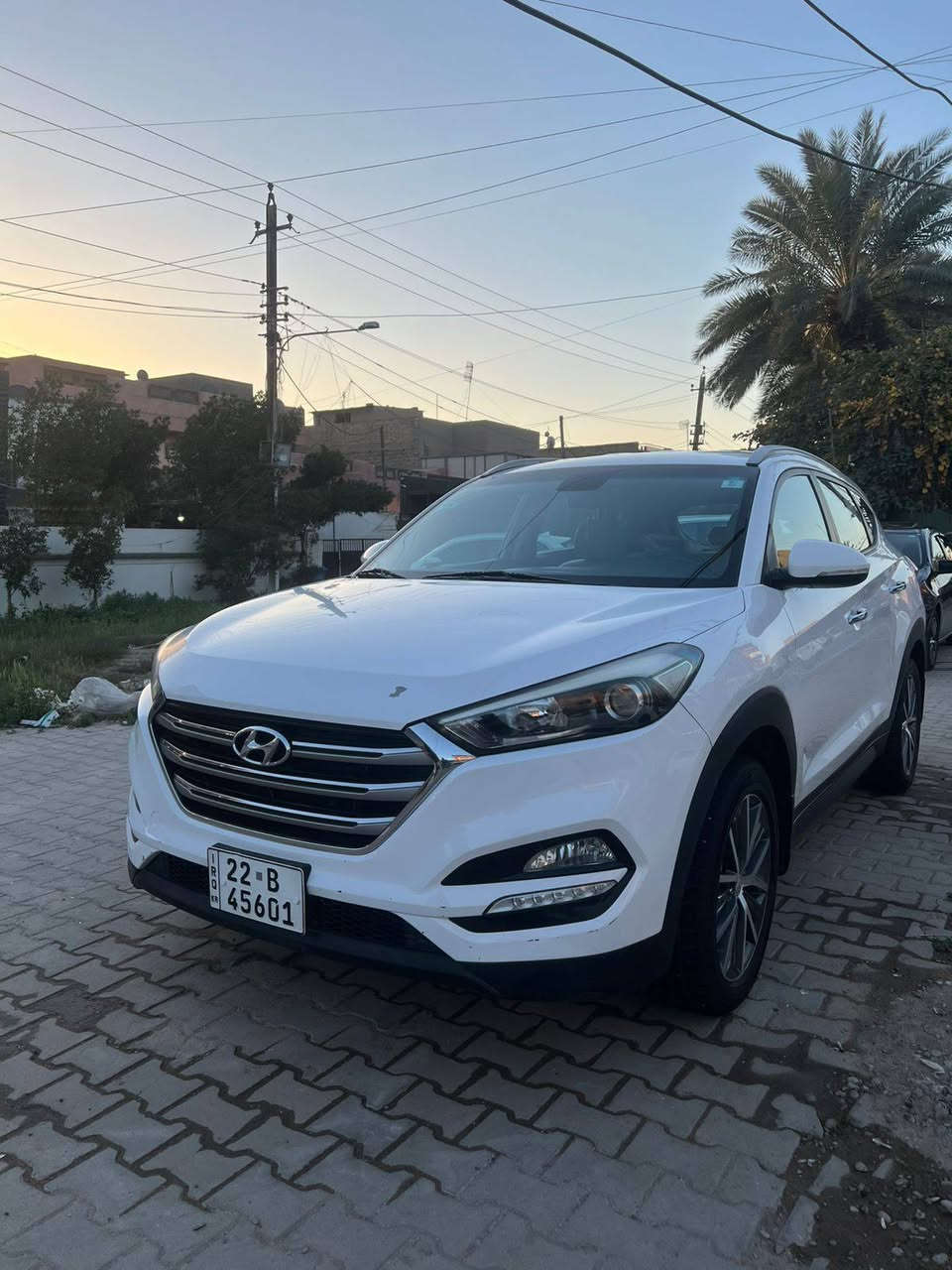 السلام عليكم
توكسان 2017خليجية مكفولة بيهة فقط تكشير بالبنيد واظح بالصورة 
ماشية٩٩الف رقم اربيل بأسمنة 
هزة وسنوية جدد
كشنات جلد وستيرن خياط وتحكم ستيرن جهتين 
ثلاث انظمة قيادة
خمسة ويل كب
تخم تاير جديد 
مكينة ٢٠٠٠ دوش 
جديدة جاهزة لاخر حباية
عارضهة ١٧٣ وبيهة شي بسيط
مكان السيارة بغداد مقابل مرور الطوبجي
***********
